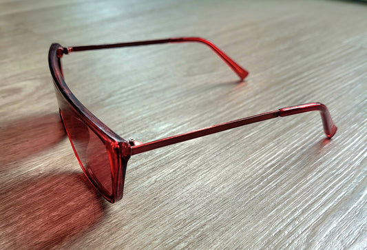 Red vintage sunglasses