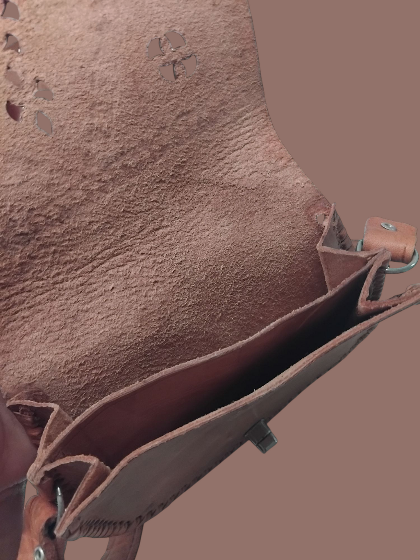 Kesh leather shoulder bag