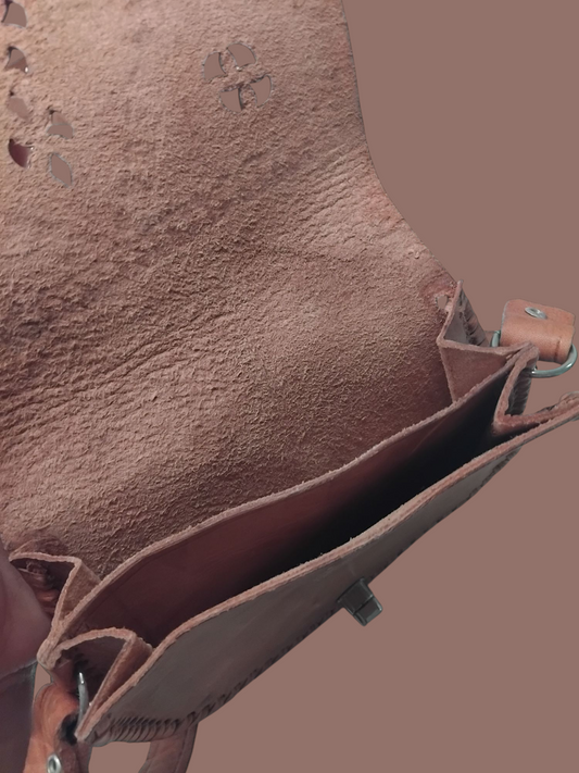 Kesh leather shoulder bag