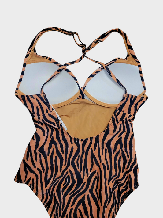 BeachLife zebra one-piece swimsuit