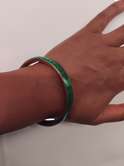 Bracelet en malachite Unia
