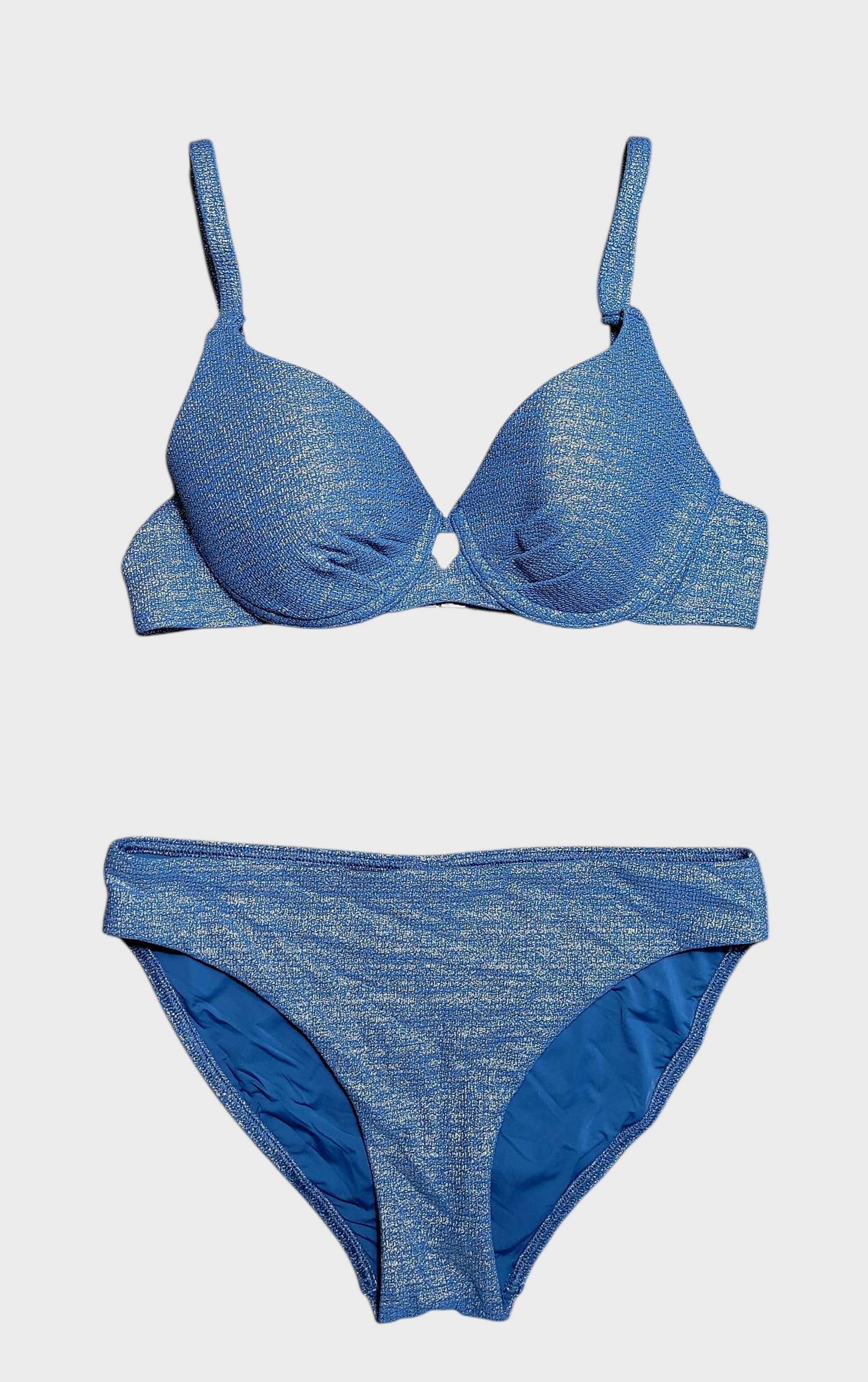 Cyell glittery blue bikini