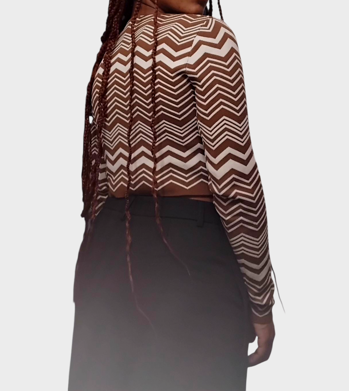 Long sleeve crop top