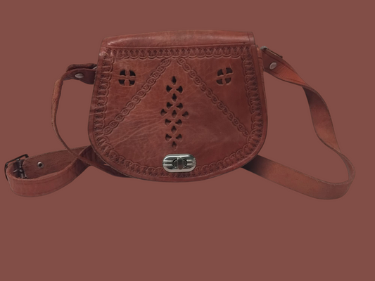 Kesh leather shoulder bag