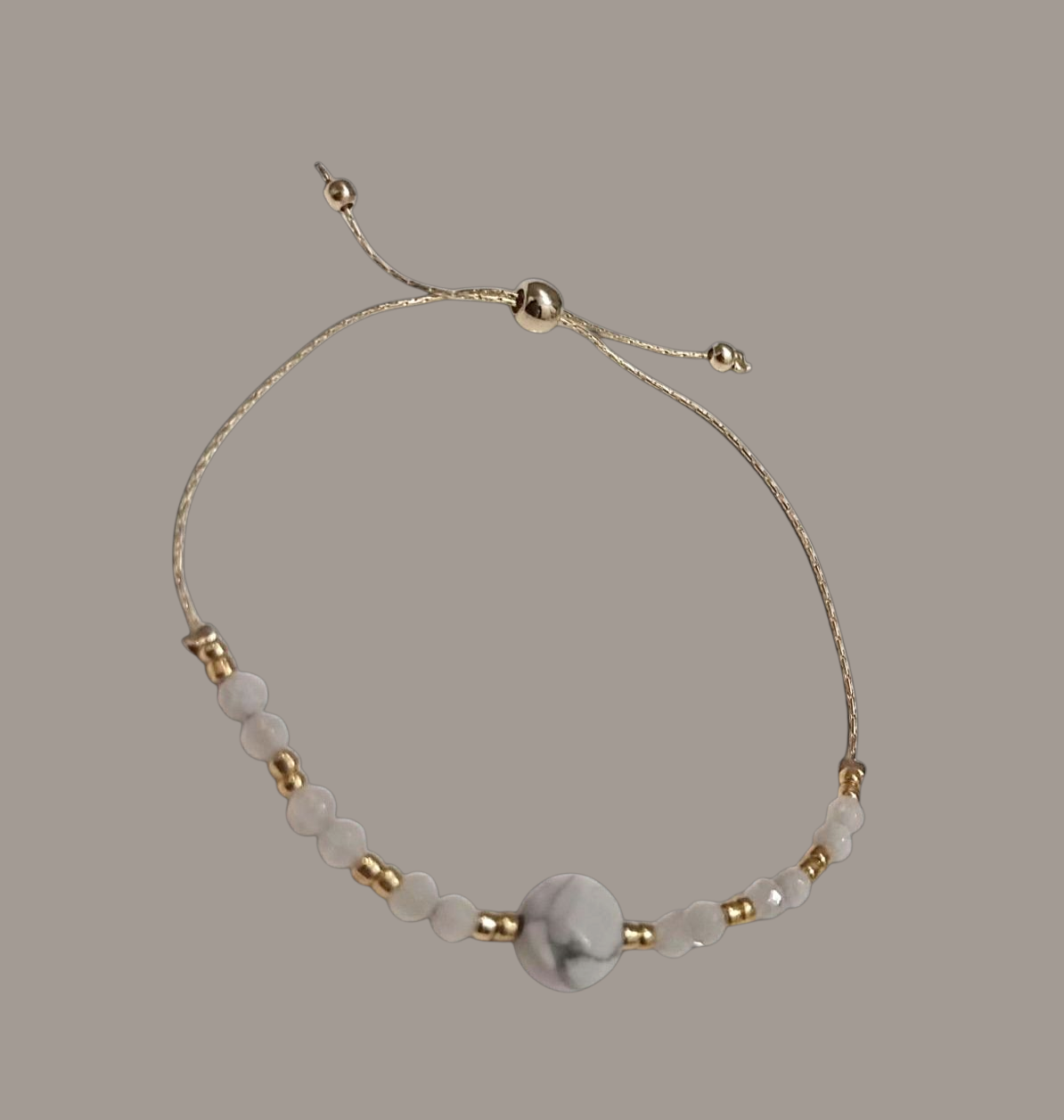 Balkan marble white bracelet