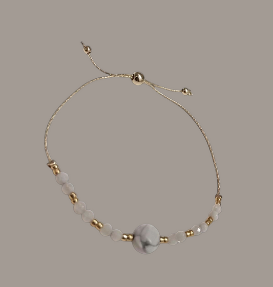 Balkan marble white bracelet