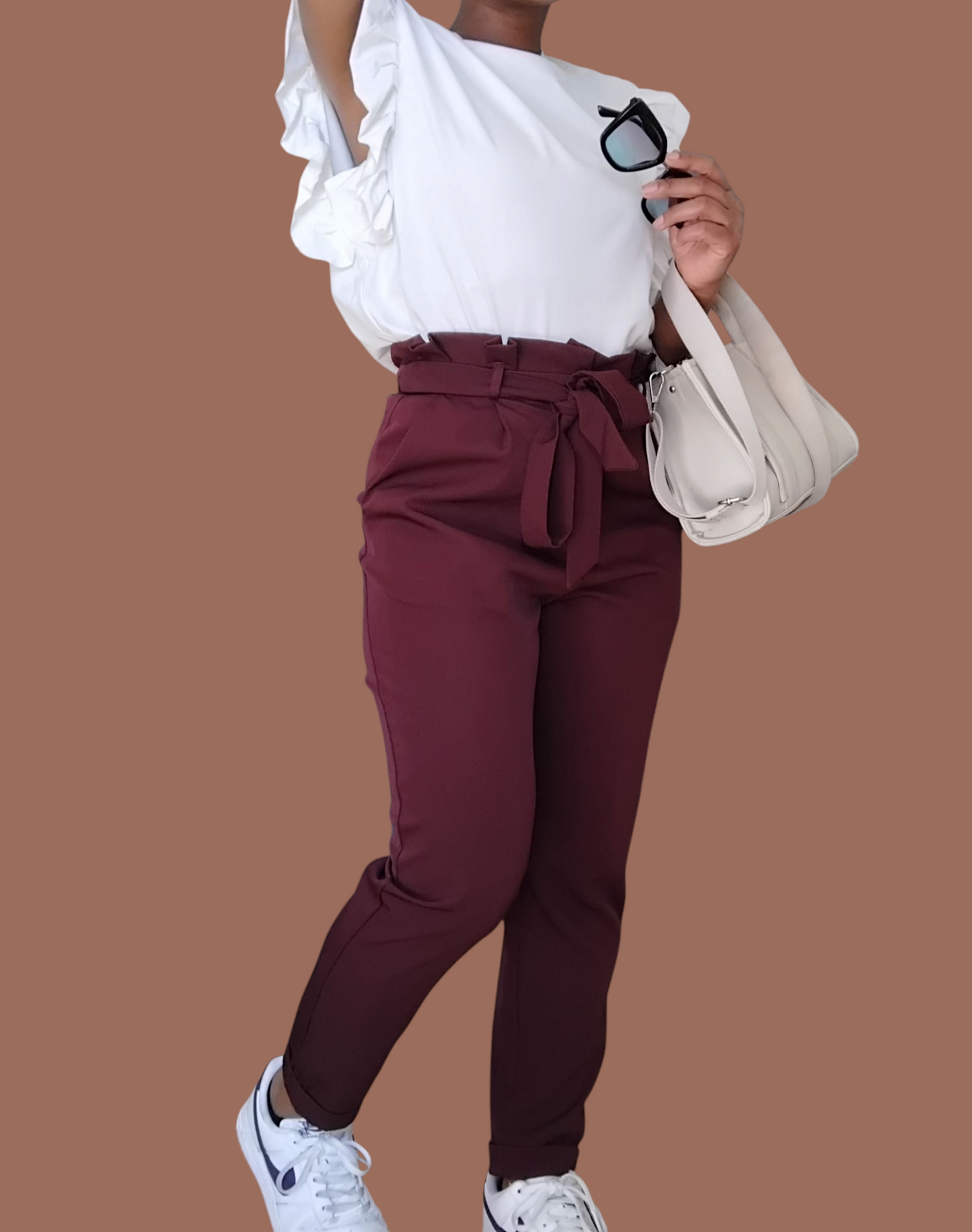 Burgundy pants