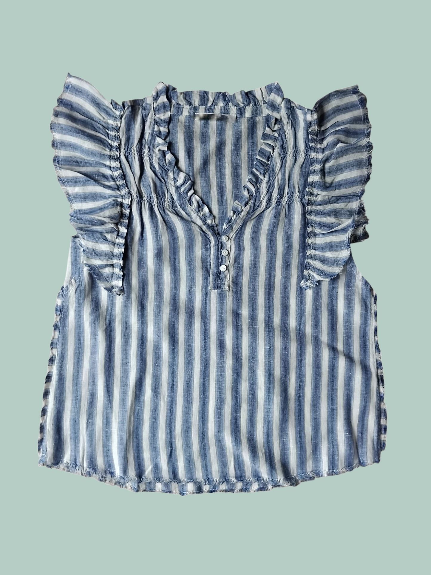 Marine linen top