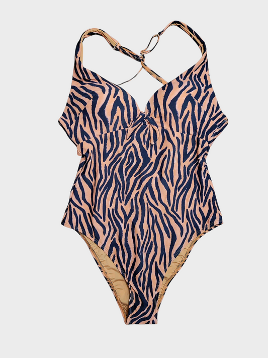 BeachLife zebra one-piece swimsuit