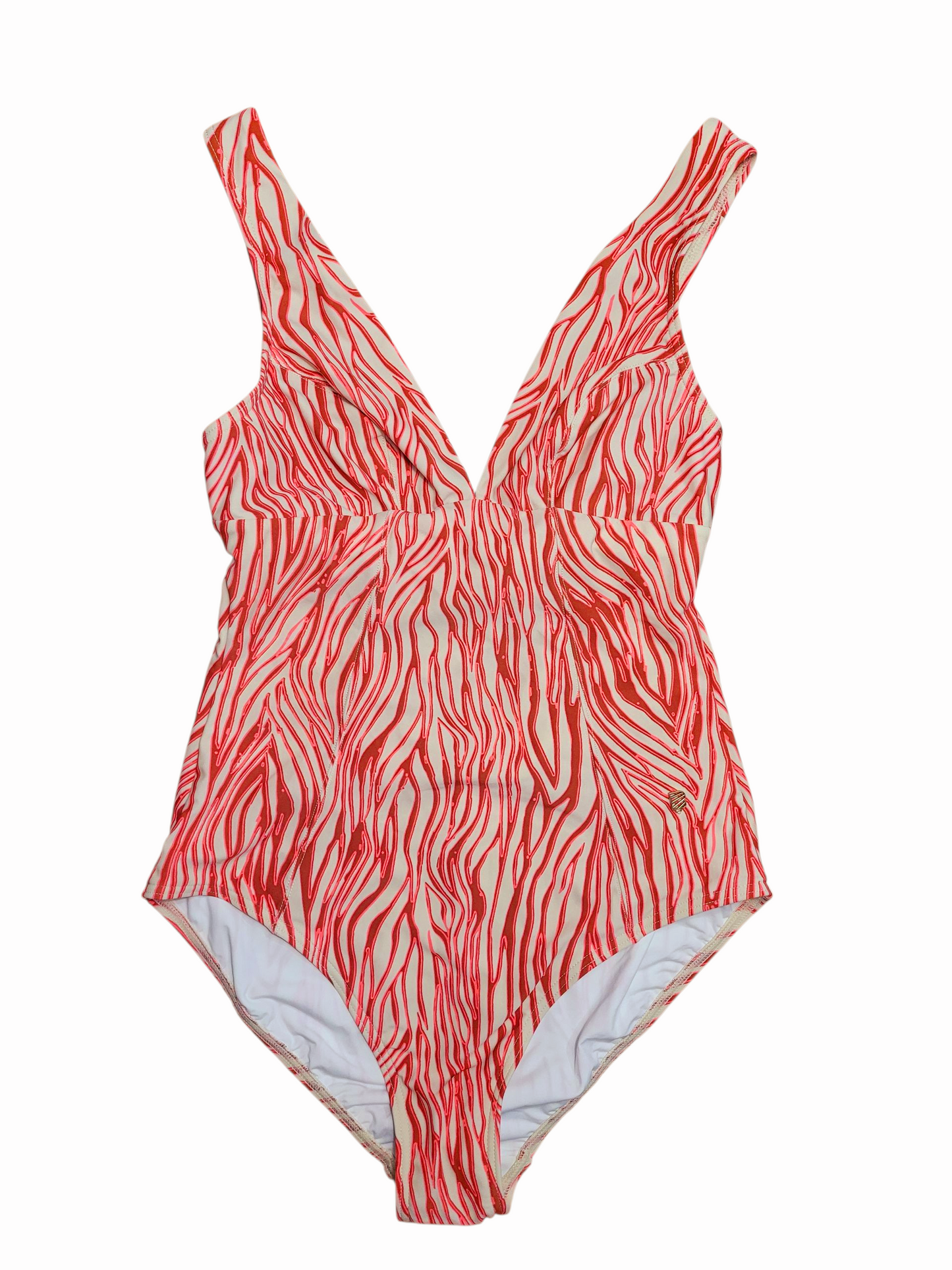 BeachLife pink zebra one-piece swimsuit