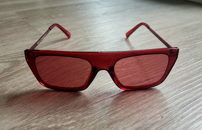 Red vintage sunglasses