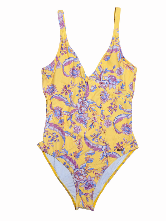 BeachLife yellow bloom one-piece swimwear