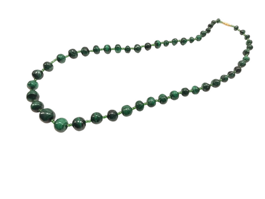 Collier Bashi en malachite