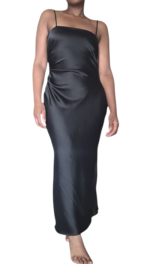 Roma satin dress