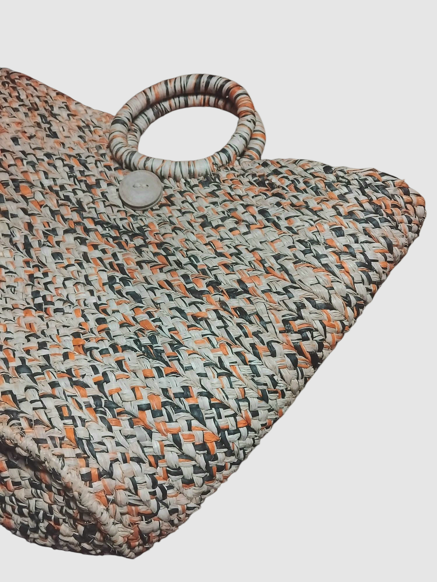 Safari Raffia bag - multicolor (orange)